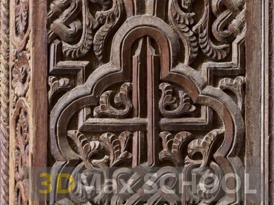 Текстуры старинных орнаментов, узоров и отделки - Мавританские узоры - 36