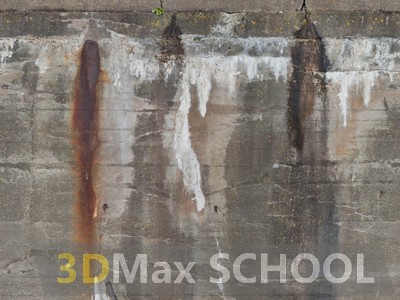 Текстуры грязных стен бункера с потеками и трещинами - 24