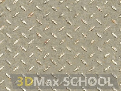 Бесшовные текстуры металлических рифленых плит - 43