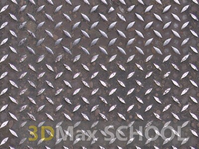 Бесшовные текстуры металлических рифленых плит - 45