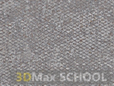 Бесшовные текстуры металлических рифленых плит - 71