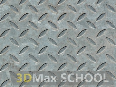 Бесшовные текстуры металлических рифленых плит - 8