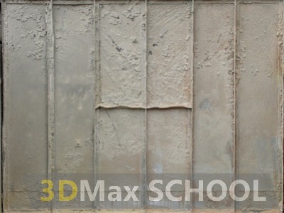 Текстуры металлических профилей, заборов, крыш и жалюзи с грязью и ржавчиной - 34