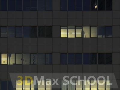 Текстуры фасадов зданий ночью - 33