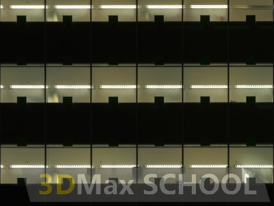 Текстуры фасадов зданий ночью - 47