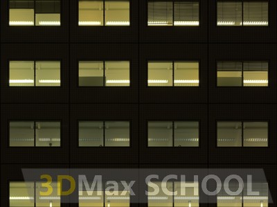 Текстуры фасадов зданий ночью - 52