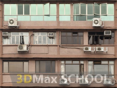 Текстуры фасадов азиатских зданий - 2