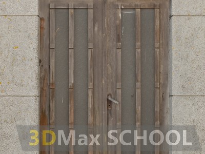 Текстуры деревянных двустворчатых дверей - 15