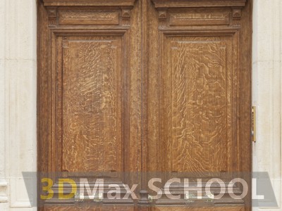 Текстуры деревянных двустворчатых дверей - 24
