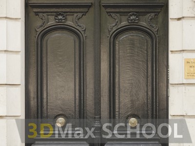 Текстуры деревянных двустворчатых дверей - 25