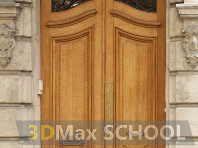 Текстуры деревянных двустворчатых дверей - 30