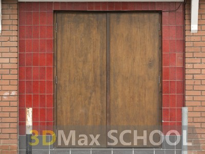 Текстуры деревянных двустворчатых дверей - 38