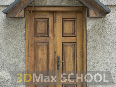 Текстуры деревянных двустворчатых дверей - 39