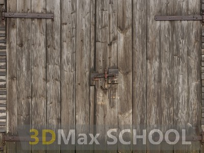Текстуры деревянных двустворчатых дверей - 47