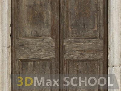 Текстуры деревянных двустворчатых дверей - 49