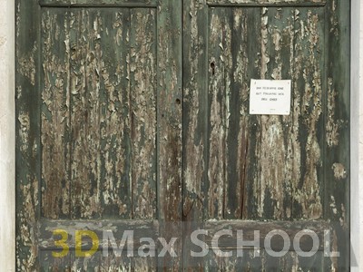 Текстуры деревянных двустворчатых дверей - 50