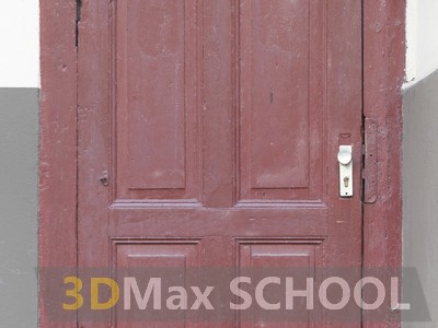 Текстуры деревянных одностворчатых дверей - 13