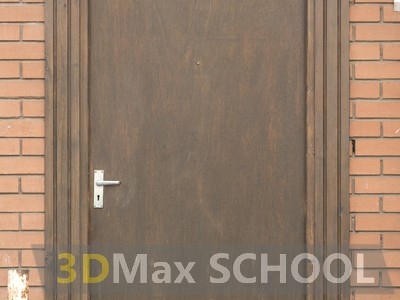 Текстуры деревянных одностворчатых дверей - 16