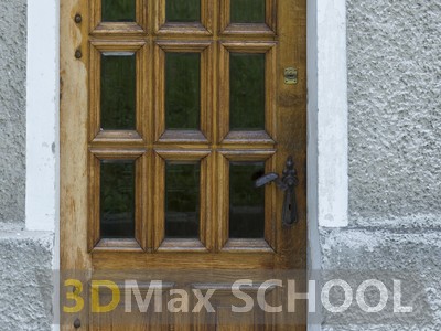 Текстуры деревянных одностворчатых дверей - 19