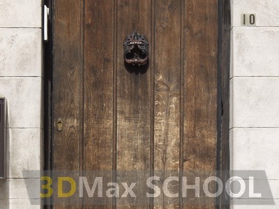 Текстуры деревянных одностворчатых дверей - 24