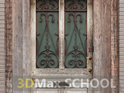 Текстуры деревянных одностворчатых дверей - 26