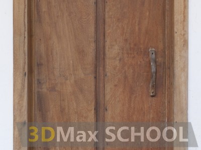 Текстуры деревянных одностворчатых дверей - 30