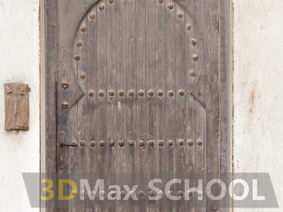 Текстуры деревянных одностворчатых дверей - 31
