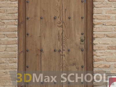 Текстуры деревянных одностворчатых дверей - 33