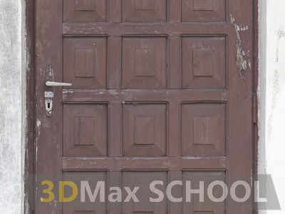 Текстуры деревянных одностворчатых дверей - 34