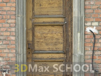 Текстуры деревянных одностворчатых дверей - 38