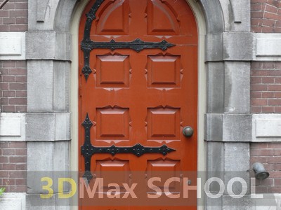 Текстуры деревянных дверей с орнаментами и украшениями - 24