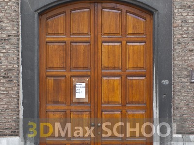 Текстуры деревянных дверей с орнаментами и украшениями - 53