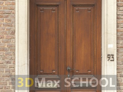 Текстуры деревянных дверей с орнаментами и украшениями - 61