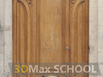 Текстуры деревянных дверей с орнаментами и украшениями - 65