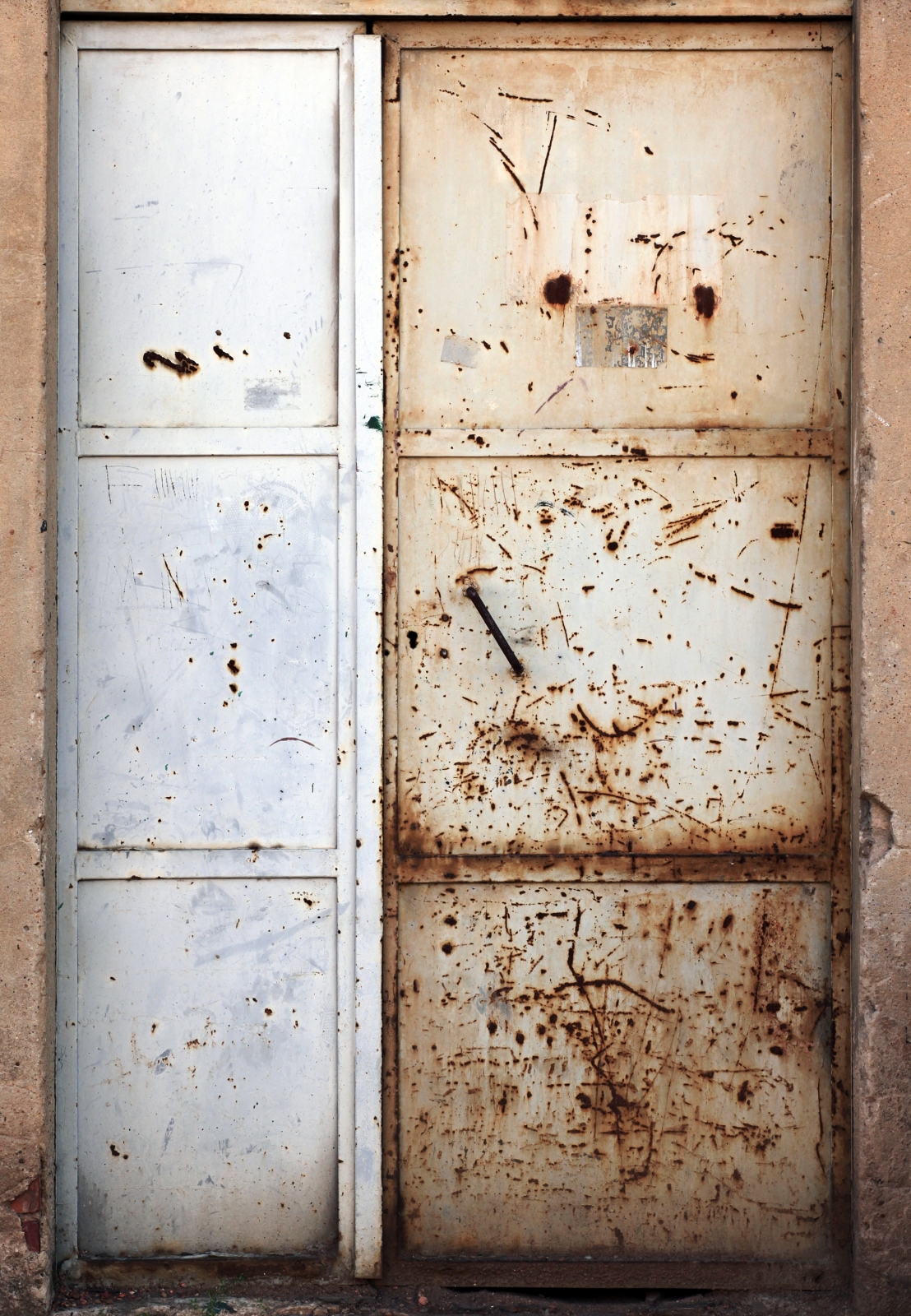 Sheet metal double door rust фото 7