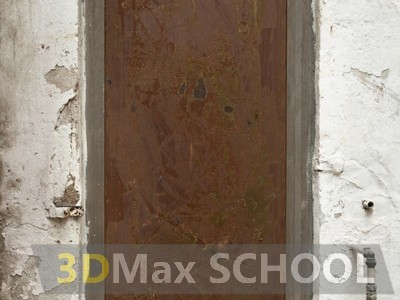 Текстуры металлических одностворчатых дверей - 115