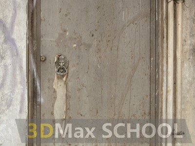 Текстуры металлических одностворчатых дверей - 57