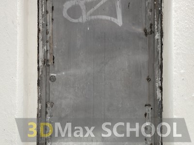 Текстуры металлических одностворчатых дверей - 60