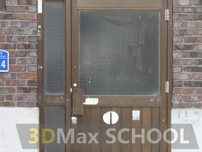 Текстуры металлических одностворчатых дверей - 88