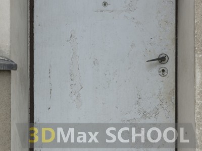 Текстуры металлических одностворчатых дверей - 96