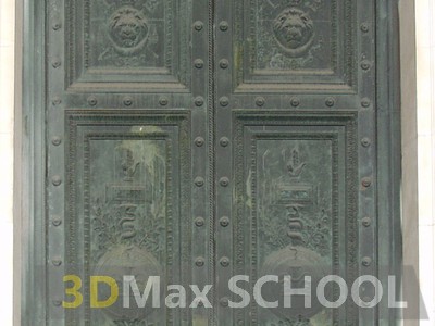 Текстуры металлических дверей с орнаментом