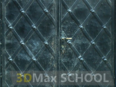 Текстуры металлических дверей с орнаментом - 11
