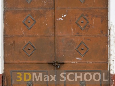 Текстуры металлических дверей с орнаментом - 14