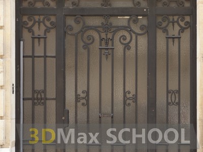 Текстуры металлических дверей с орнаментом - 20
