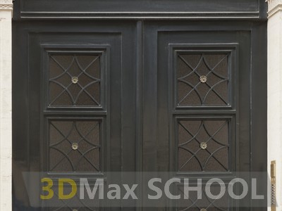 Текстуры металлических дверей с орнаментом - 23