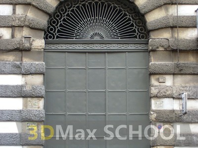 Текстуры металлических дверей с орнаментом - 3