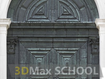 Текстуры металлических дверей с орнаментом - 38