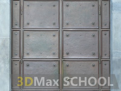 Текстуры металлических дверей с орнаментом - 5