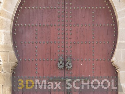 Текстуры средневековых дверей с мавританским узором - 10