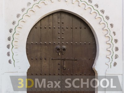 Текстуры средневековых дверей с мавританским узором - 12